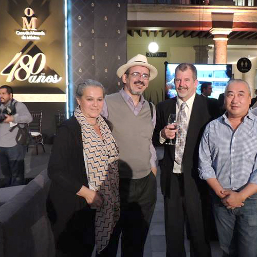 The Association present at the 480th anniversary celebration of the Mexico Mint
